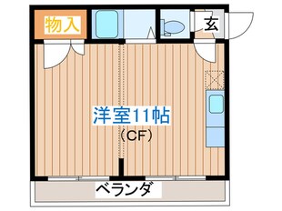 ツインブランシェ東館の物件間取画像